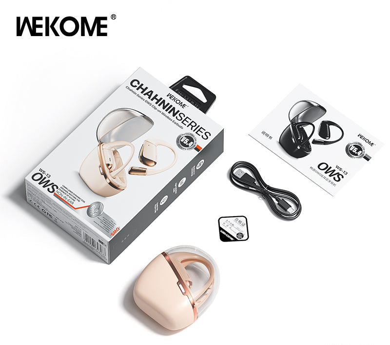 Wekome headphones on white background
