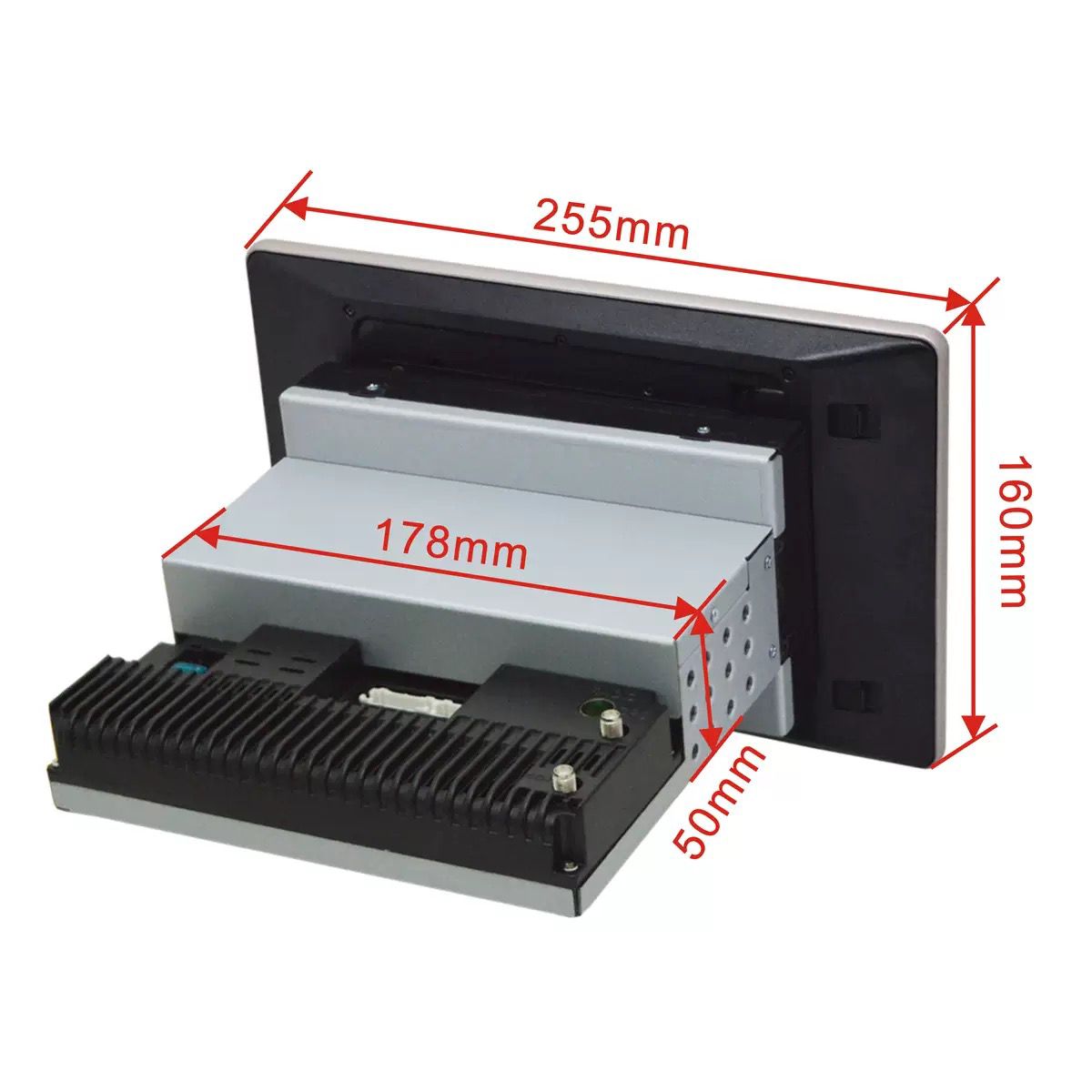 Measurement chart with dimensions labeled on a white background