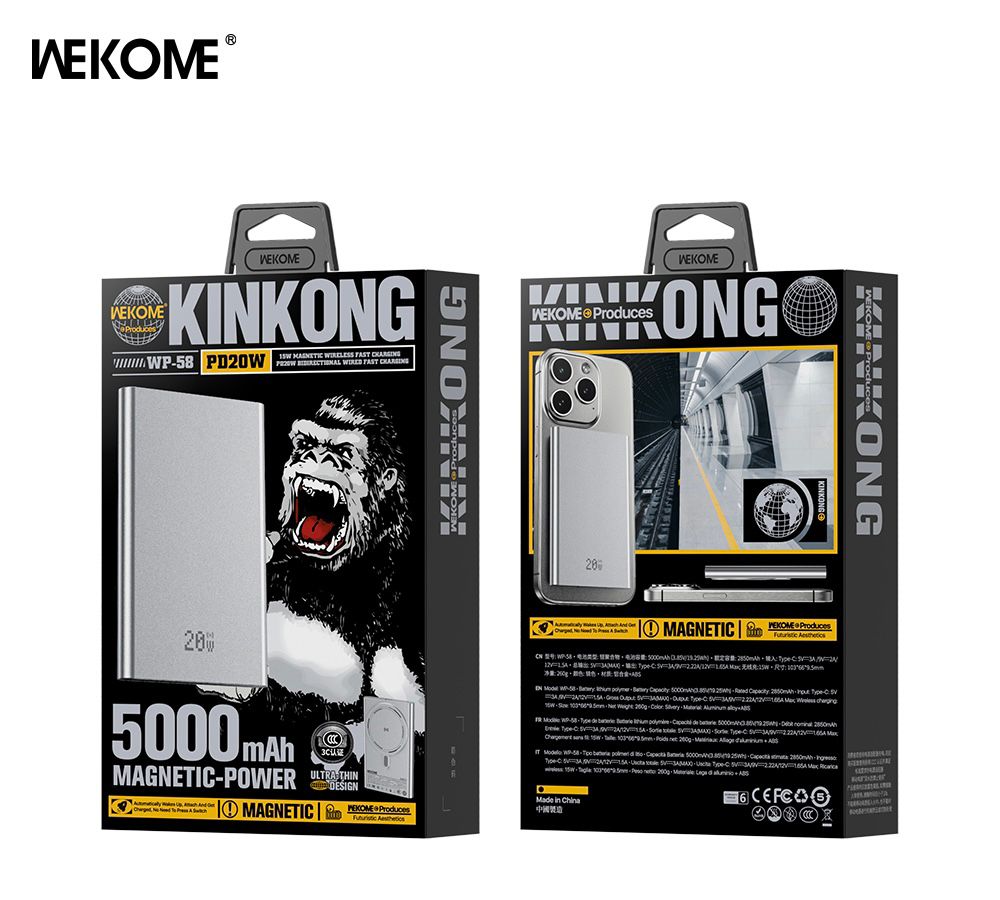 WEKOME WP-58 5000mAh Power Bank