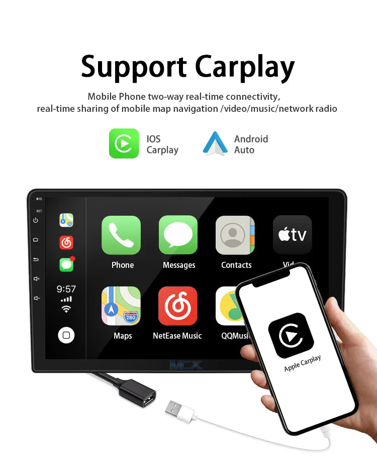 R&D 2DIN ANDROID CAR RADIO 10 INCHES
