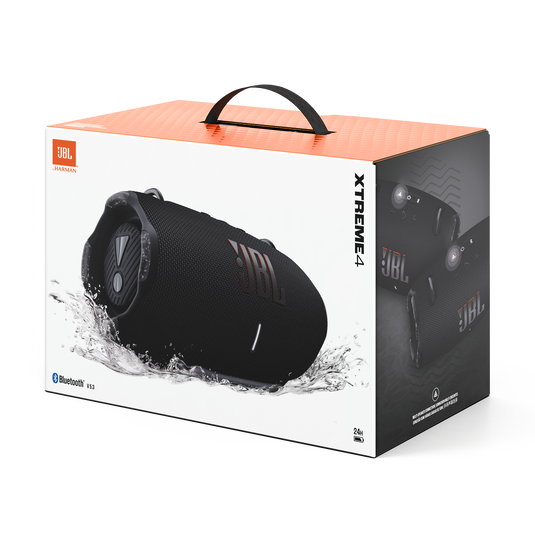 JBL Xtreme 4 speaker packaging on a white background