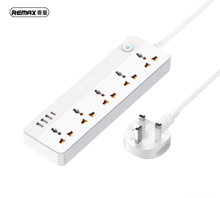 Remax 30W 5-Outlet Power Strip White