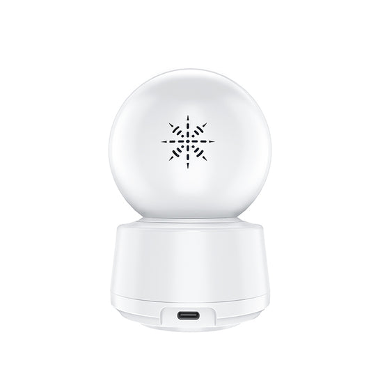 Back view of smart camera showing USB Type-C port