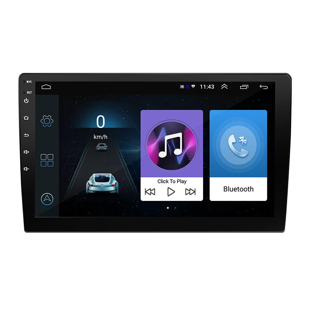 Car stereo 9 INCH with Android 14, equipped with GPS navigation and a user-friendly touchscreen for easy access.