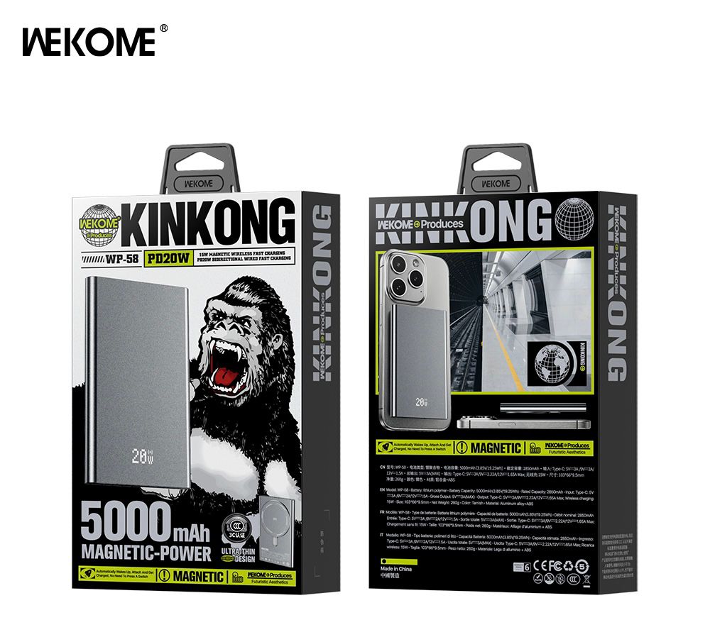 WEKOME WP-58 5000mAh Power Bank