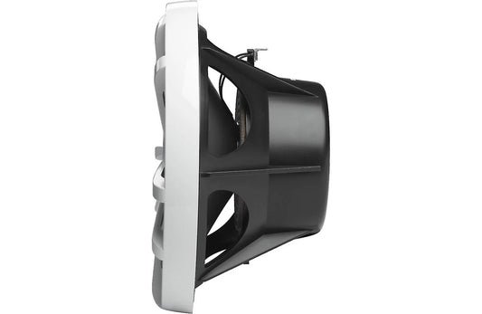 Black and white speaker on a white background