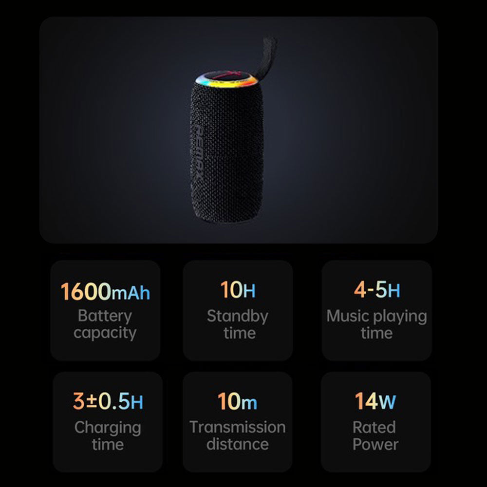 REMAX Bluetooth Speaker, 4-5 Hours Playback