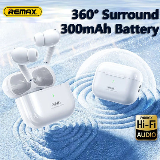 Remax headphones 360 surround and 300mah battery