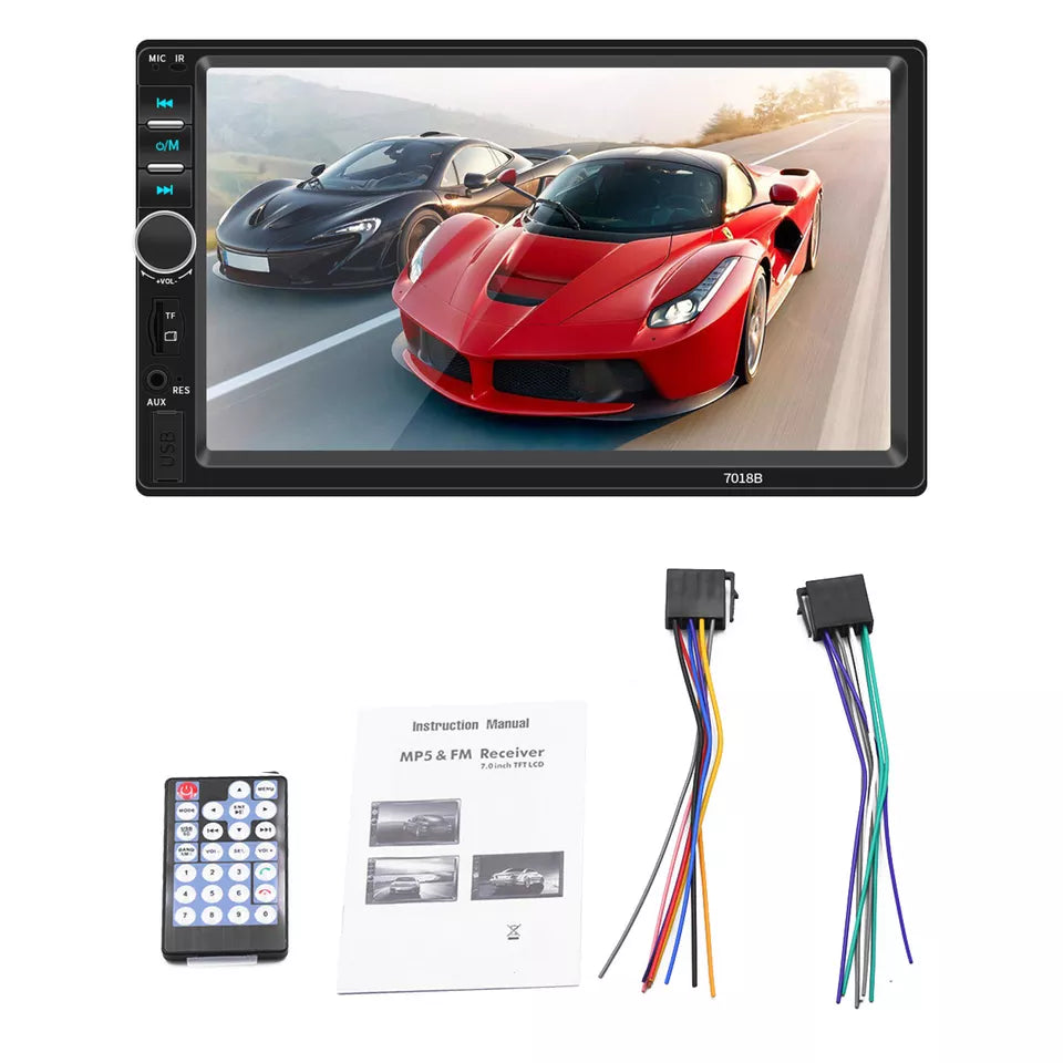 R&D Double din car stereo touch screen 7 inches