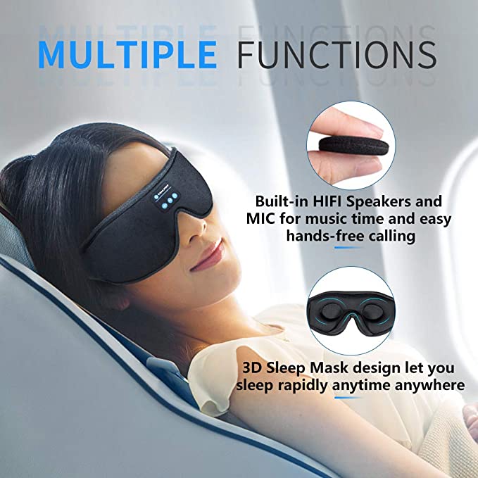 R&D SLEEP MASK WITH HEADPHONES