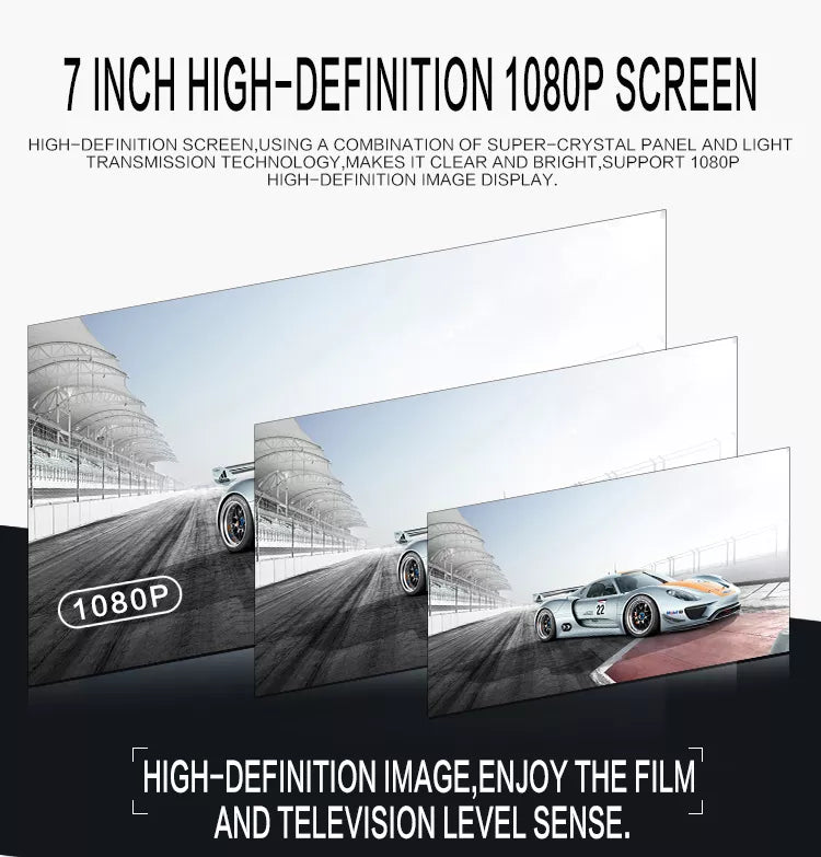 R&D Double din car stereo touch screen 7 inches