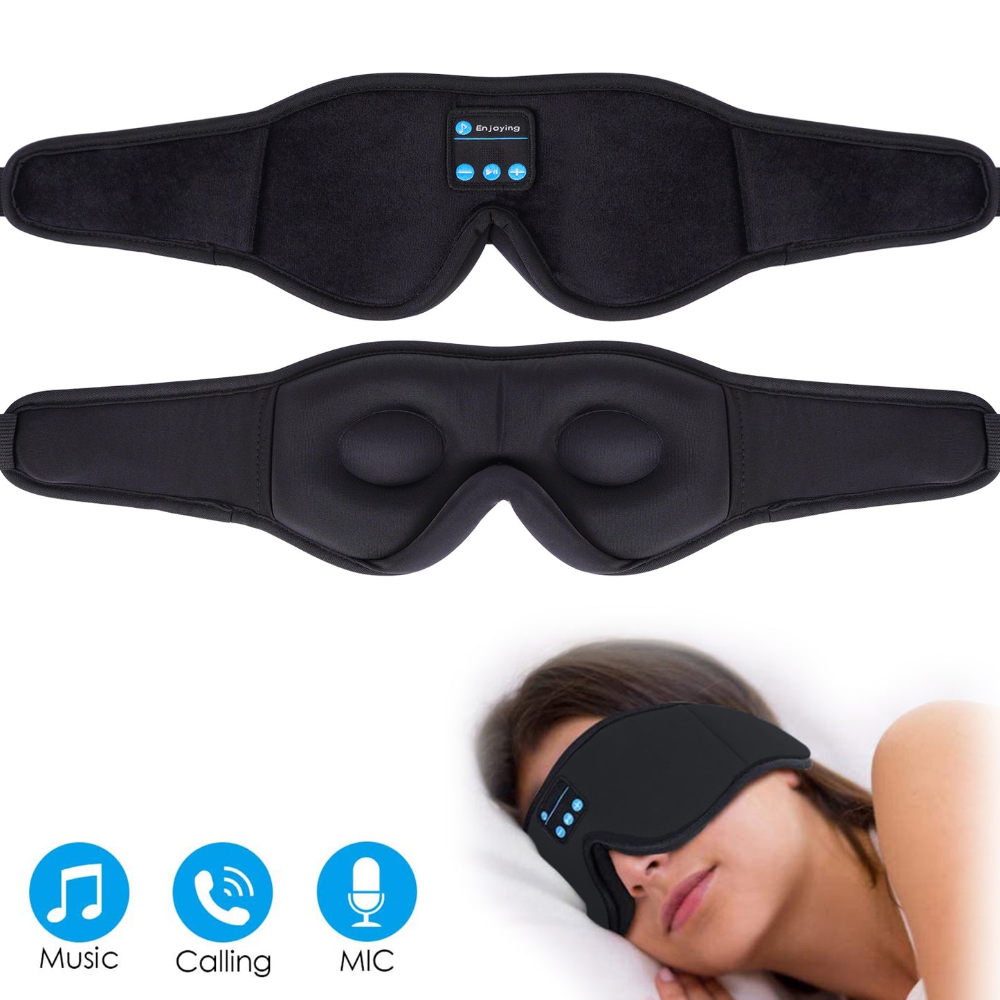 R&D SLEEP MASK WITH HEADPHONES