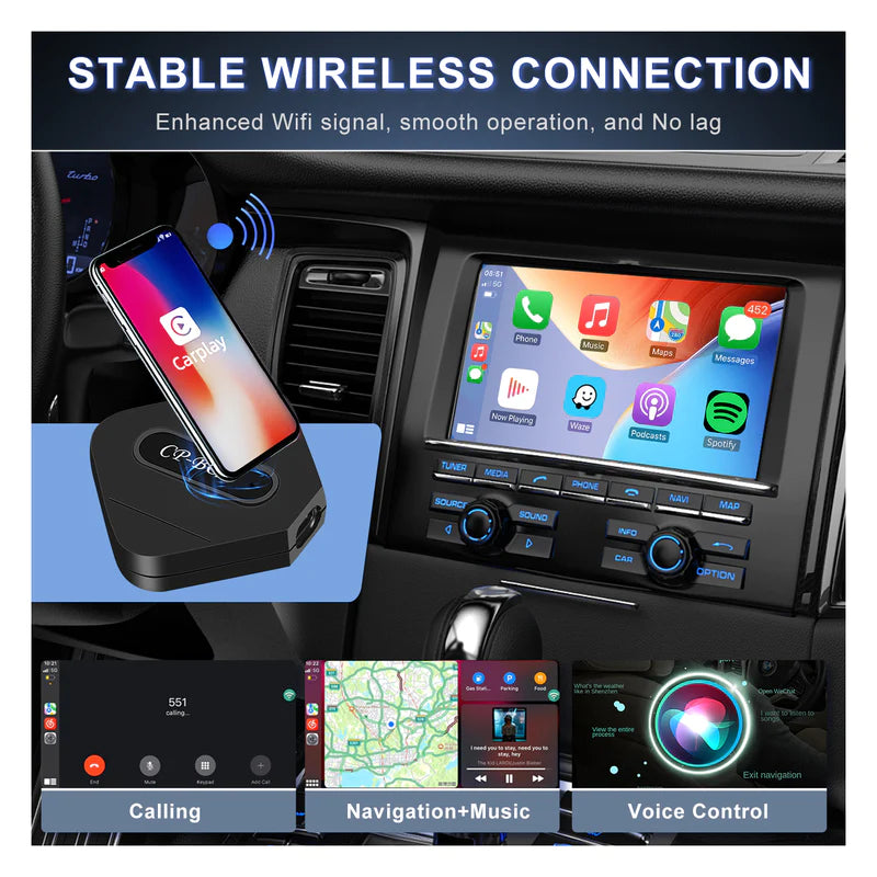 Magic Box Carplay converte in wireless da collegamento con cavo, per i dispositivi iPhone R&D 