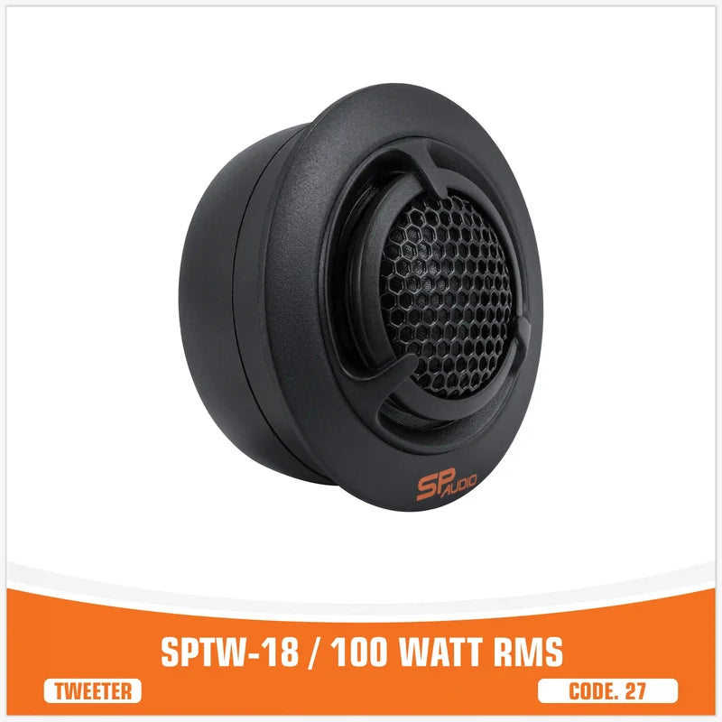 SP Audio TW18 Car Tweeters 100W RMS 200W Max – Pair