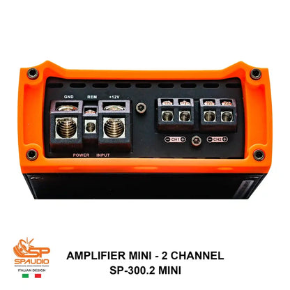 SP Audio SP-300.2 MINI – 2 Channel Class D Car Amplifier