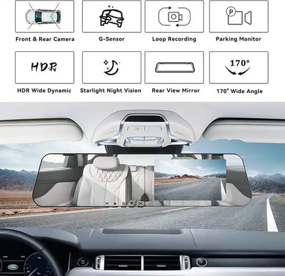 Dashcam per specchietto auto Full HD R&D 