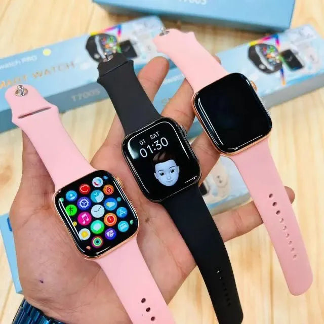 T700s Smartwatch Series 8 – 1.9" Infinity Display, Bluetooth Call, ECG & Fitness Tracker (BLACK ONLY)