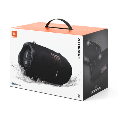 JBL Xtreme 4 speaker packaging on a white background