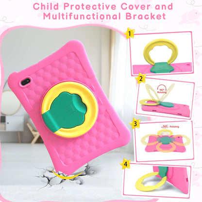 Veidoo Kids Tablet – 10" Android 13, 8GB RAM (4GB + 4GB Expandable), 128GB Storage, WiFi 6, Eye Protection IPS Screen, Parental Control App