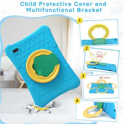 Veidoo Kids Tablet – 10" Android 13, 8GB RAM (4GB + 4GB Expandable), 128GB Storage, WiFi 6, Eye Protection IPS Screen, Parental Control App