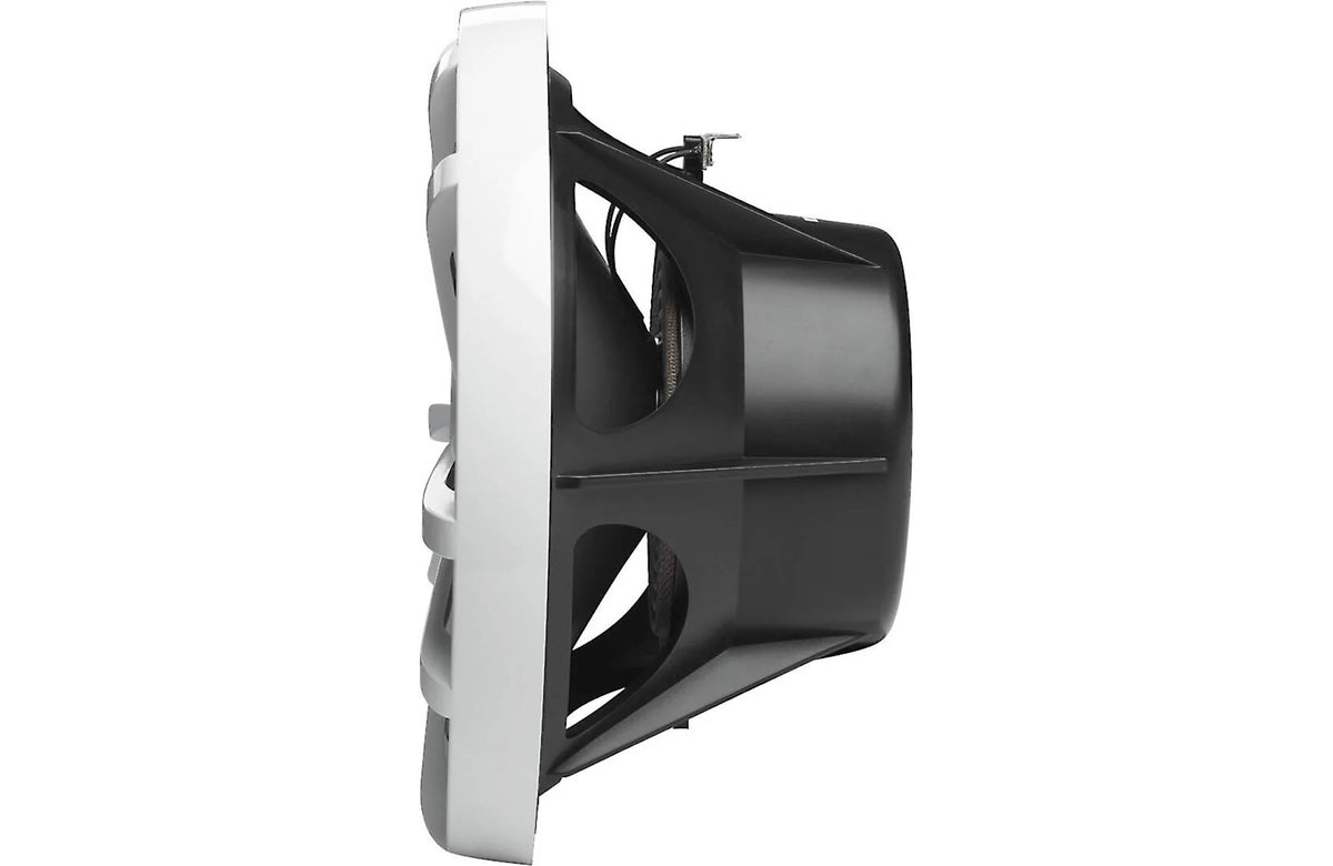Black and white speaker on a white background