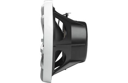 Black and white speaker on a white background