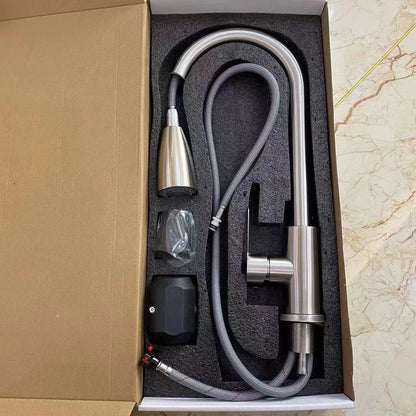 Stainless Steel Pull Out Kitchen Faucet – Hot & Cold Water Mixer Tap