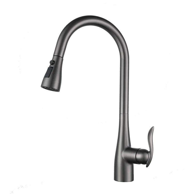 Modern Touch Control Stainless Steel Kitchen Faucet – 360° Rotating Pull Out Sink Mixer Tap for Hot & Cold Water