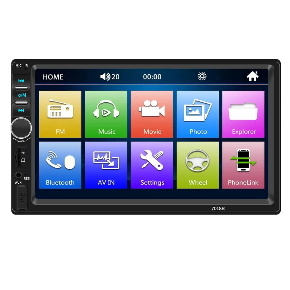 R&D Double din car stereo touch screen 7 inches